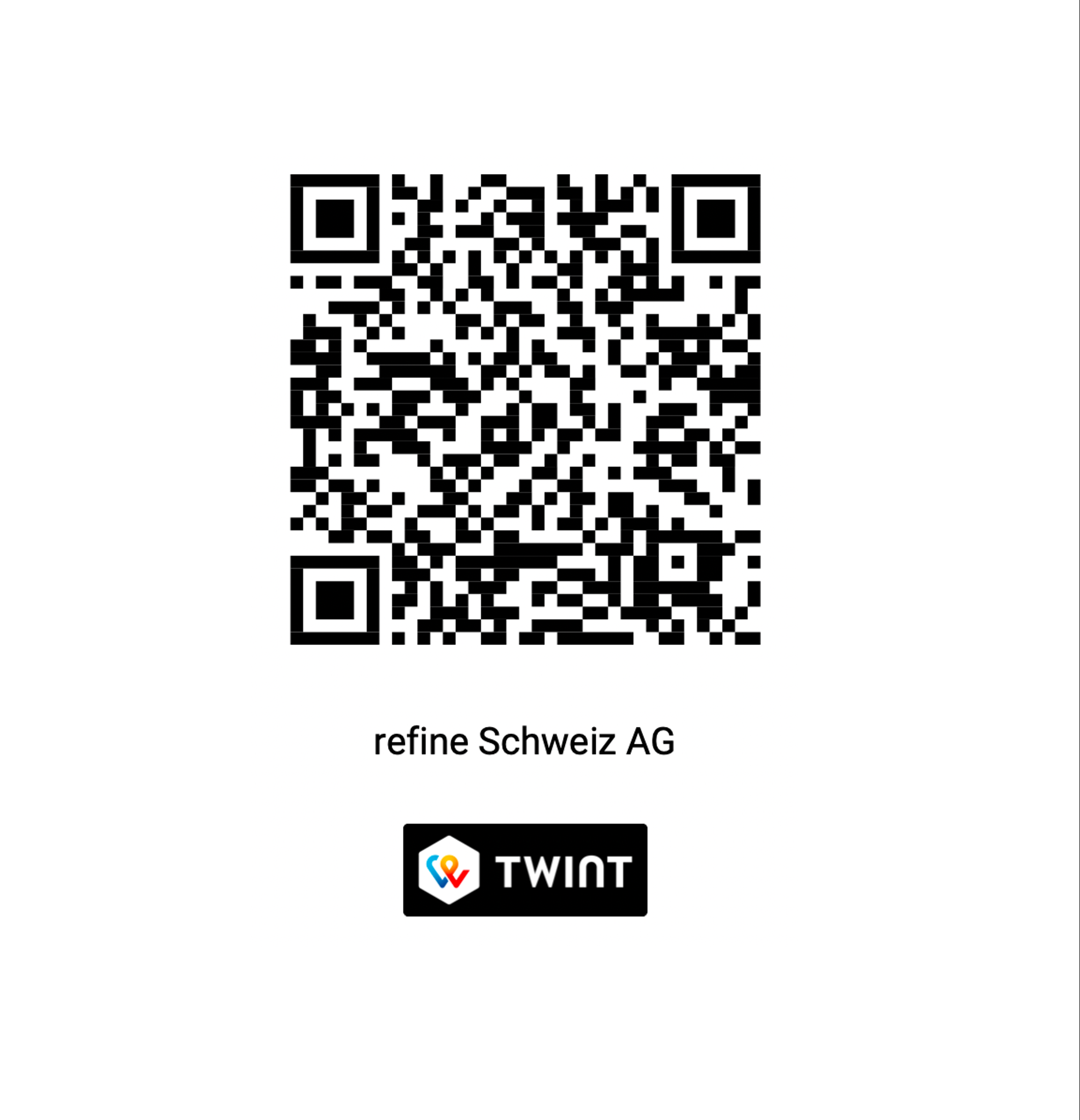 QR Code refine Schweiz AG